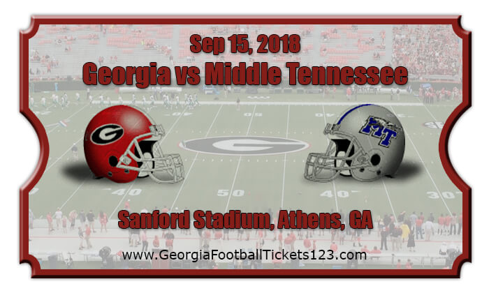 2018 Georgia Vs Middle Tennessee